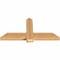 Ekena Millwork Eugene Smooth Timber Gable Bracket, Western Red Cedar, 48"W x 24"H x 3 1/2"D x 5 1/2"F, 12/12 Pitch GBW048X24X0406EUG00SWR - alternate 5